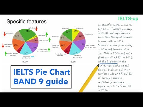 IELTS تحریری کام 1: پائی چارٹ سبق