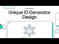 UUID Generator | System Design Interview #systemdesign #systemdesigninterview #highleveldesign