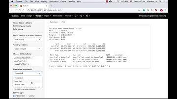 Radiant Tutorial Series: Hypothesis Testing Video 3