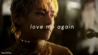 love me again - v (sped up)