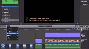 Exporting a section of your timeline from FCPX