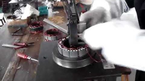 Generator alternator stator manual winder wave winding coil winding WIND-AW-S by hand
