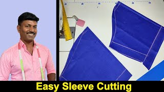 Easy Sleeve Cutting Detailly Explain in Tamil | Tailor Bro