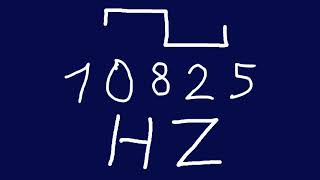 10825 hz square