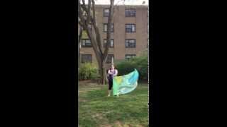 Temple Color Guard 2015 Flag Audition