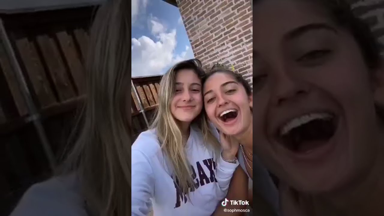 Soph Mosca and Avery Cyrus kiss TikToks 🥰❤️