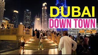 Downtown Dubai 4K HDR | Cinematic City Walk, Burj Khalifa & Dubai Fountain