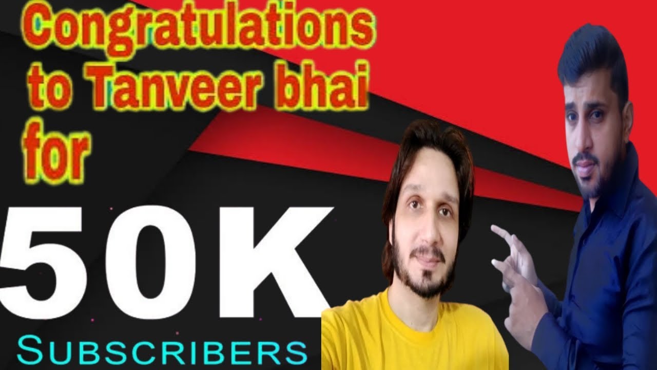 congregation-to-tanveer-bhai-for-50k-subscribers