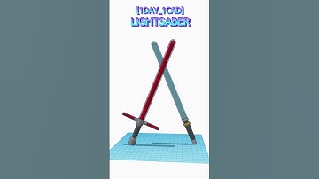 [1DAY_1CAD] LIGHTSABER #shorts #tinkercad #project