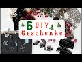 6 DIY Geschenkideen für Weihnachten, Plätzchen ohne Mehl + Zucker selber machen, Geschenke nähen