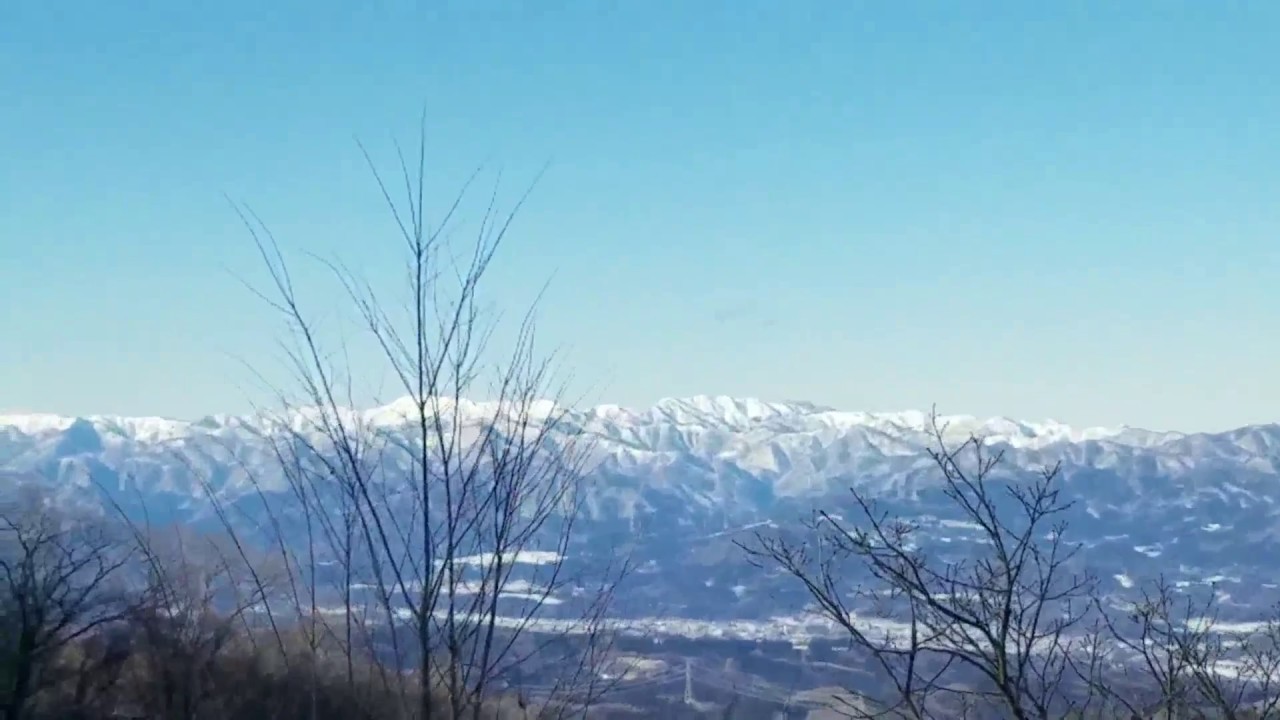 冬の群馬 榛名展望台 赤城山 谷川岳 三国山脈 Youtube