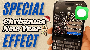 How to Send Message with Special Effect on Christmas | New Year 2025