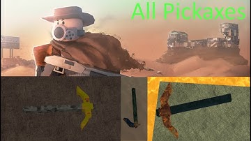 Roblox | After The Flash: Mirage | All Pickaxes Tutorial