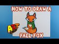 How to Draw a FALL FOX