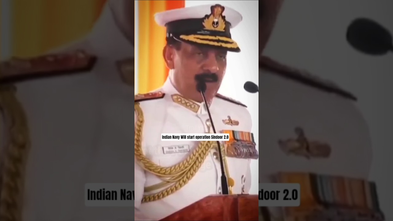 Operation Sindoor 2.0 Navy chief admiral DK tripathi warns pakistan 