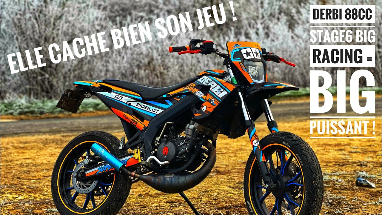 Une Derbi en 88 Stage6 BigRacing Bien Racé ! Elle m'a surpris😮 ...