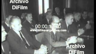 DiFilm - Gobernador Imaz se reune con Intendentes (1968)