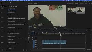 Using text-based editing to edit a long interview