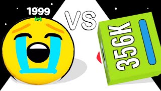 Scale Emoji VS Cube Zone.io: Level Up Balls ❌ ASMR Gameplay (Max Level) screenshot 4