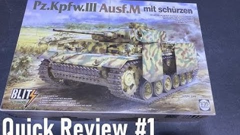 Takom 1/35 Panzer III ausf.M | Quick Review | Vulcan