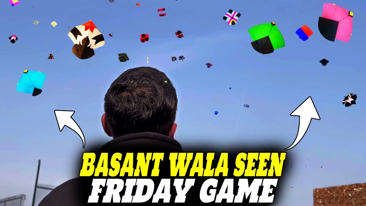 Today Kite Game Lose 😔 | Friday Basant Kiting Scene 🪁 | Pindi Basant Mahol 😱🔥