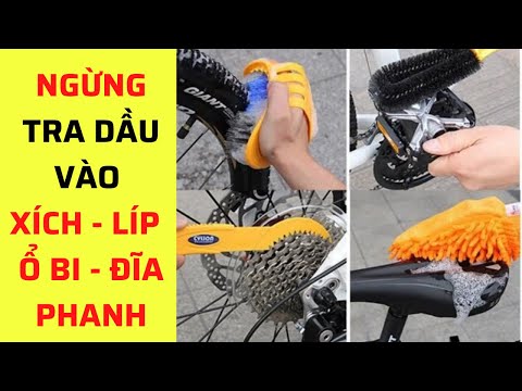 Video Ngừng Tra dầu vào Xích, Líp, Ổ Bi, Đĩa Phanh mà hãy... - youtube
