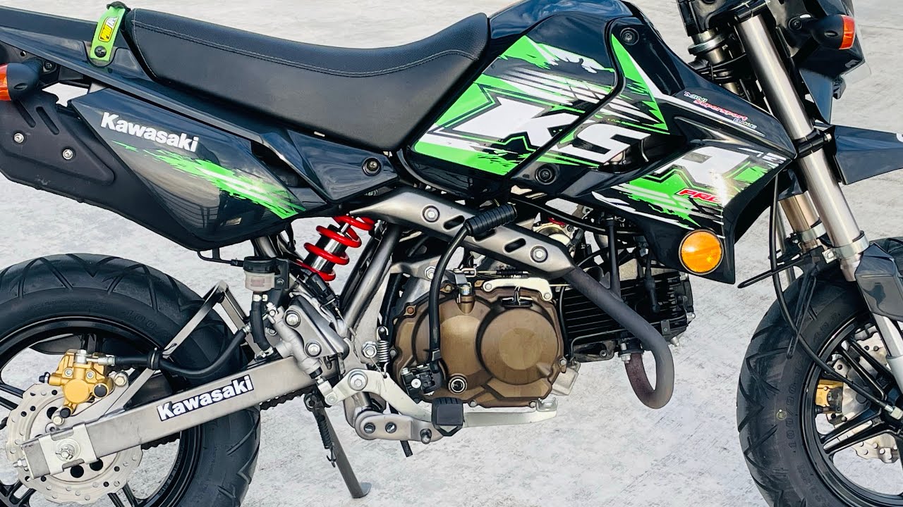 First month ownership Kawasaki KSR110 Pro - YouTube