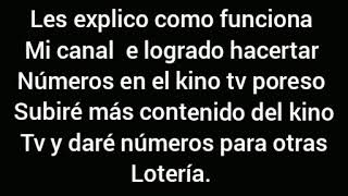 Números para hoy /kino tv