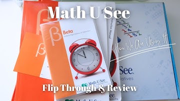 Math U See Beta Flip Through The Pages | How We Use It | Review