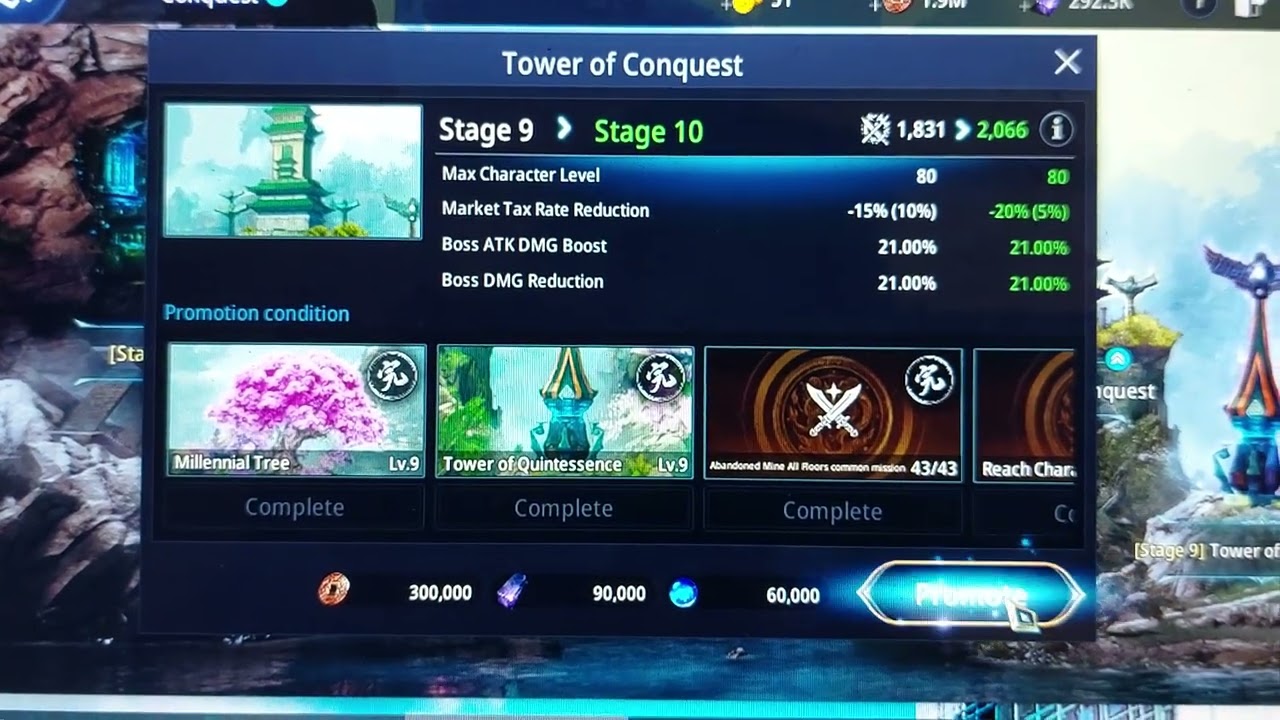 Mir4 Tower of Conquest Bug | Bosschongki