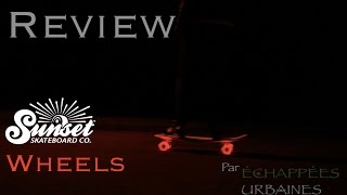 Review : Sunset flare LED wheels - Échappées Urbaines
