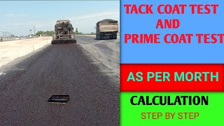 TACK COAT&PRIME COAT TEST IN SITES AND CALCULATION.... screenshot 1