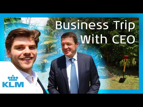 KLM Intern On A Mission - A Business Trip With The CEO