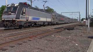 NJT ALP-46 #4608 leads Train 7248 into Red Bank 5/26/24