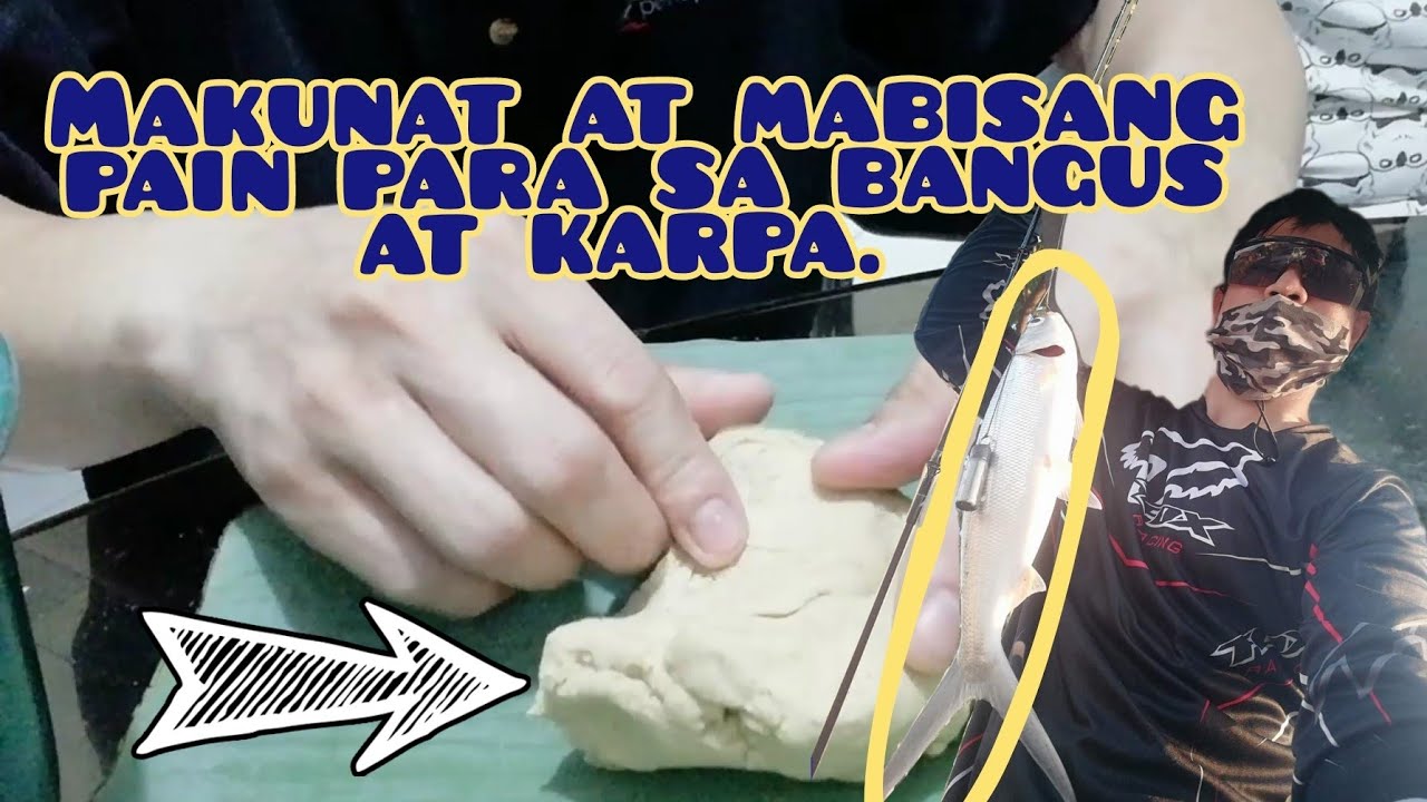 Makunat at mabisang pain para sa bangus, karpa at tilapya.(nilutong masa Para mas makunat)