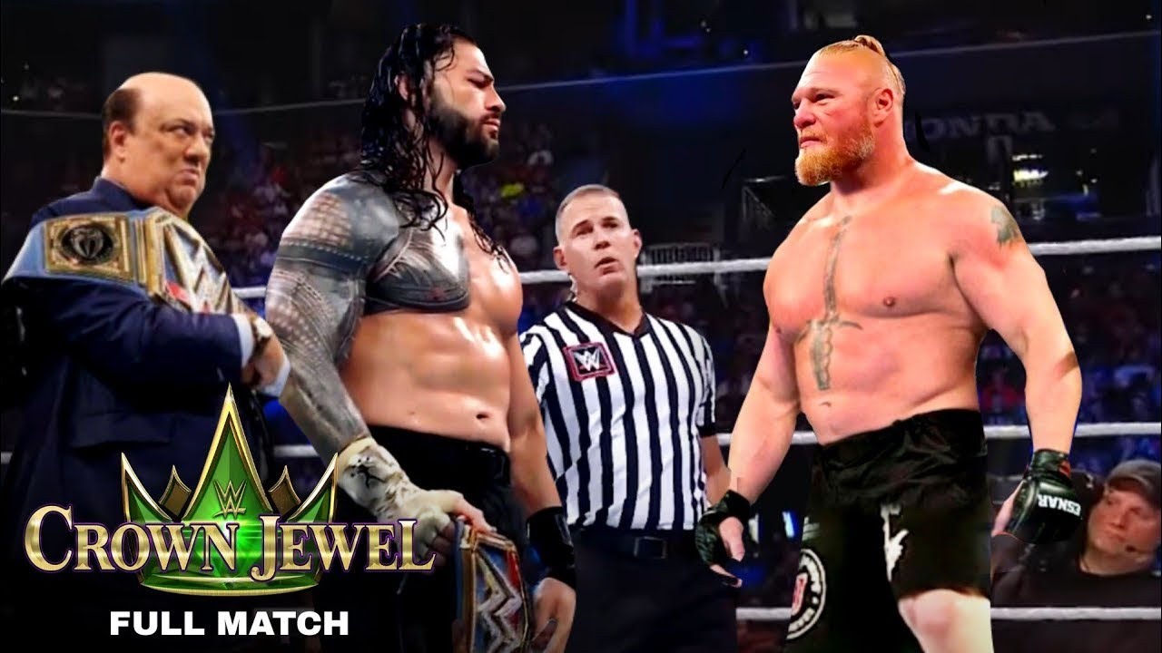 FULL MATCH - Roman Reigns vs. Brock Lesnar - WWE Universal Championship: Crown Jewel 2021