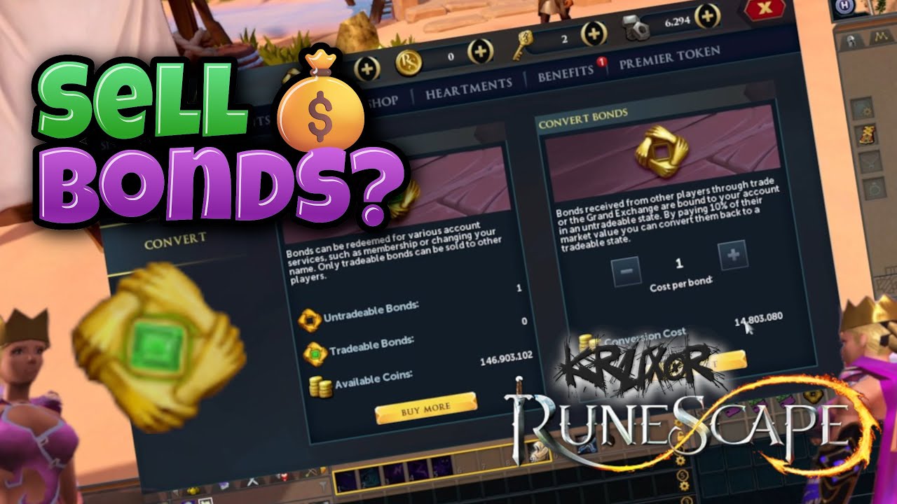 How to Sell BONDS in RuneScape 3?
