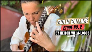 Thumbnail for Giulia Ballaré plays Étude No. 2 by Heitor Villa-Lobos | Siccas Media
