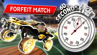 MAKING MY 1V1 OPPONENT FORFEIT IN UNDER A MINUTE!