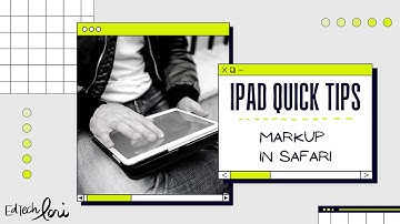Using Markup in Safari on iPadOS 15