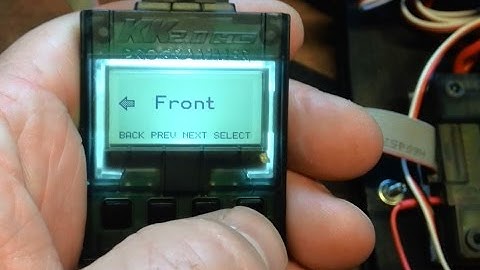 Rotate your KK2.1 flight controller 90 Degrees for neater cable layout KK2.0 KK2.1HC KK2.1.5