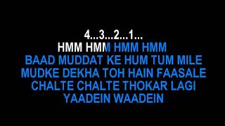 Baad Muddat Ke Karaoke With Chorus Kishore Kumar