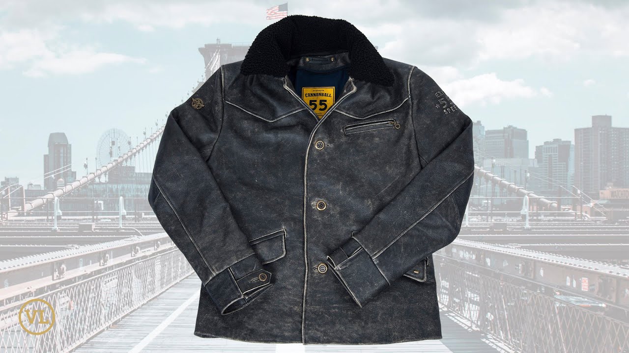 Куртка кожаная мужская Falcon-Knight M10 black на пуговицах Art.710