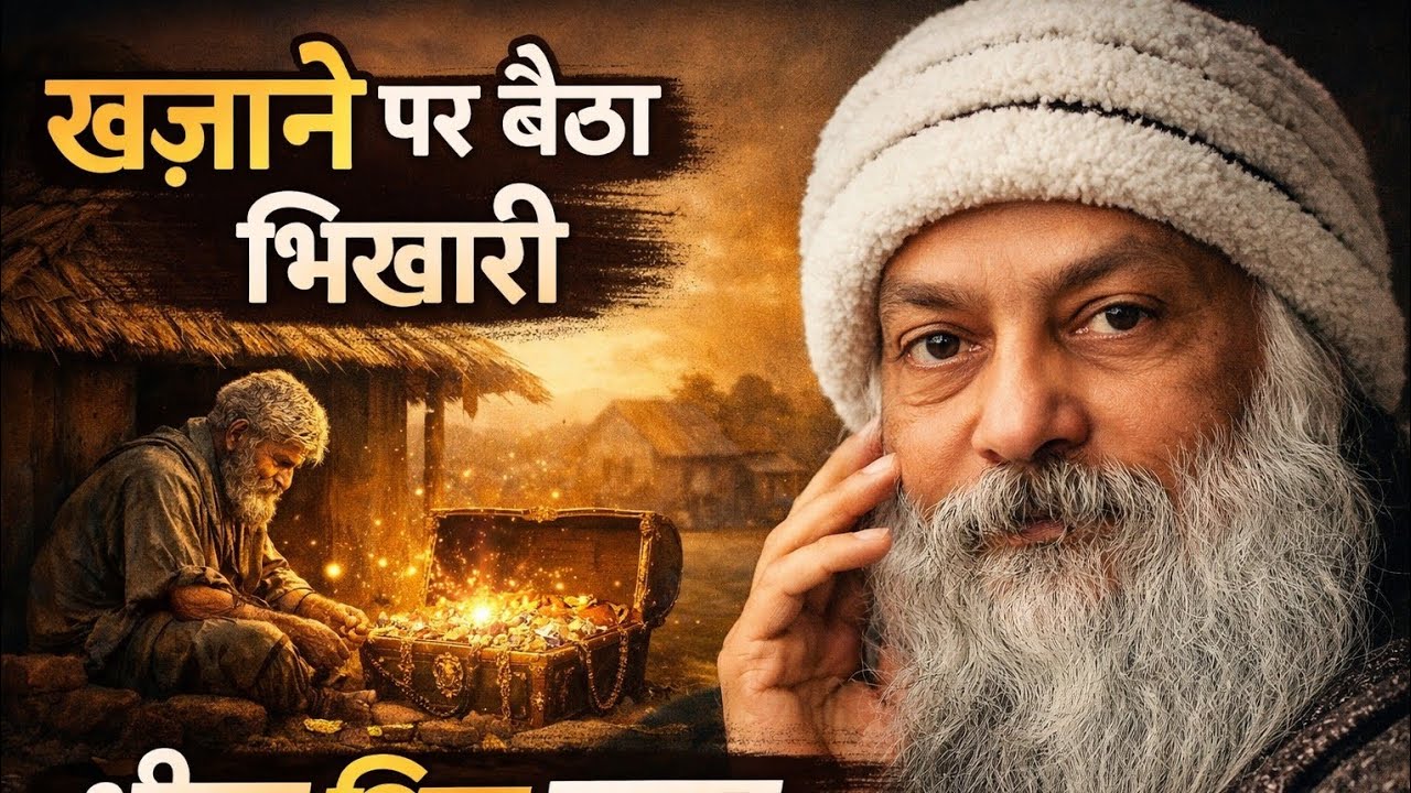 एक अजीब भिखारी जो खजाने पे बैठकर मांगता था भीख!! पूरी कहानी सुनें।ओशो #viral #वीडियो #videos #dhyan 
