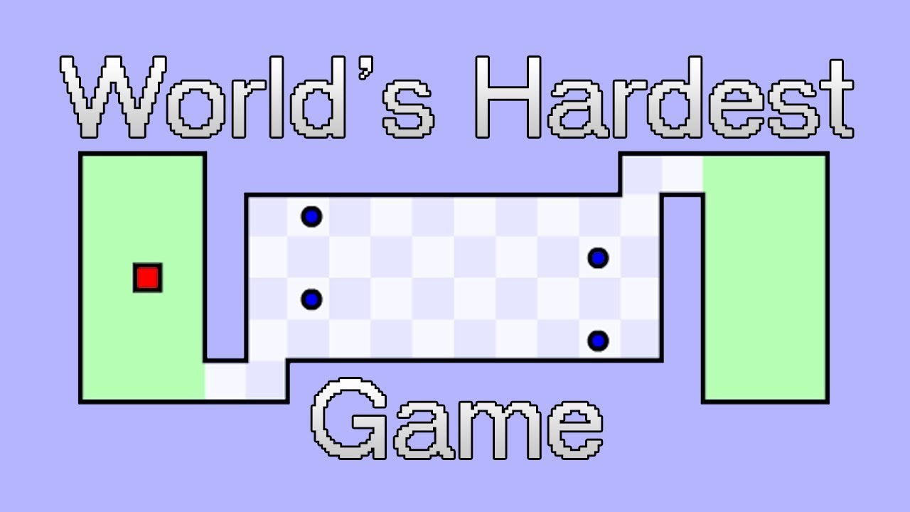 Сложная игра популярная. Самая сложная игра в мире. World hardest game. Worlds hard game. Самая сложная игра в мире 1.