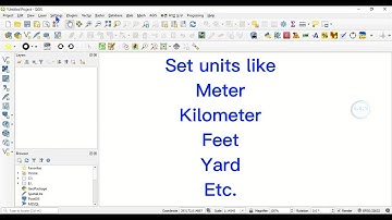 How to set Measurement Units of QGIS