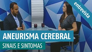 Sinais e sintomas do Aneurisma Cerebral (Entrevista RIT TV)