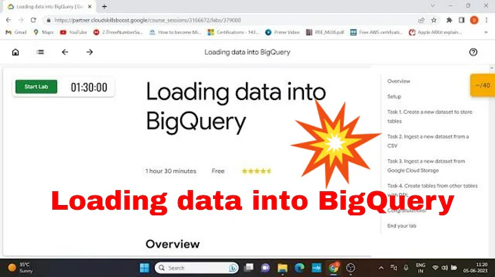 Loading data into BigQuery | Google Cloud Platform | Professional Data Engineer