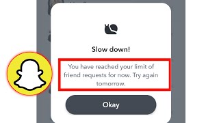 You have reached your limit of friend requests for now and Try again tomorrow! Problem Solve screenshot 3
