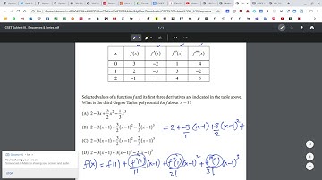 CSET Subtest III: Sequences and Series